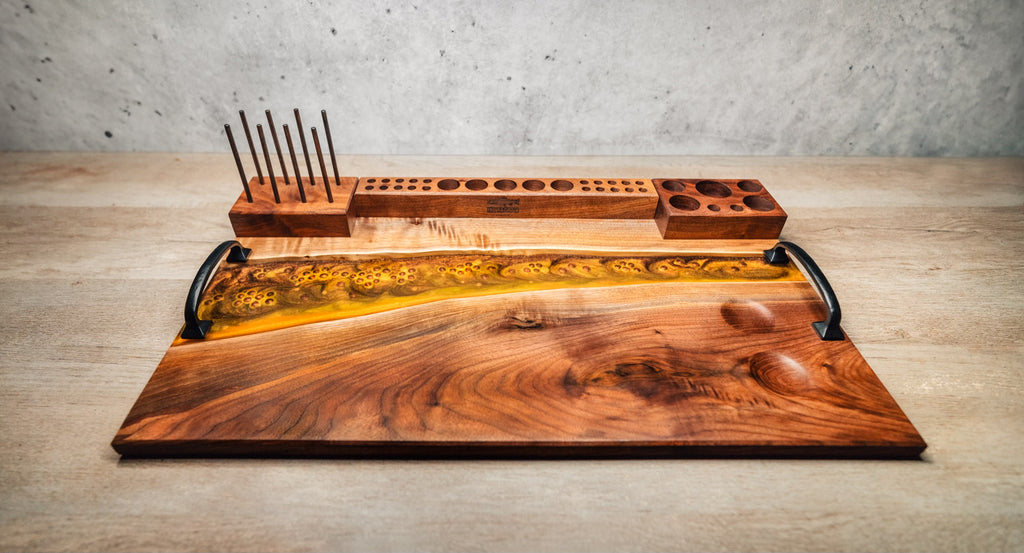 Trout & Timber Portable Fly Tying Station Brown Trout Edition