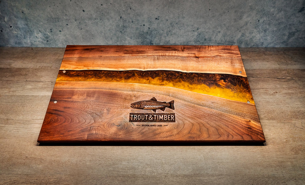 Trout & Timber Portable Fly Tying Station Brown Trout Edition